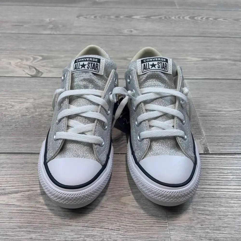 Converse Kids' Street Low Slip-On Sneakers Gray 2 NWT